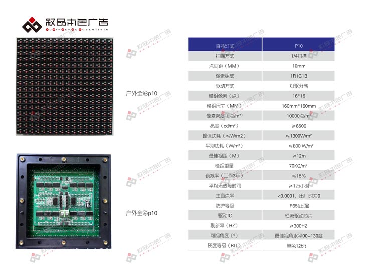 户外全彩LED显示屏图片