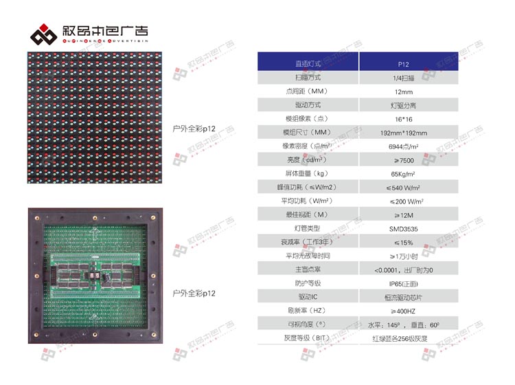 户外全彩LED显示屏图片