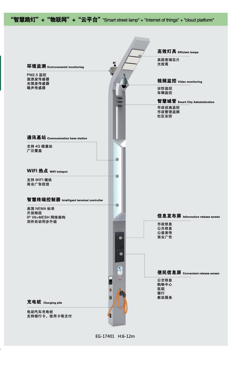 智慧路灯图片